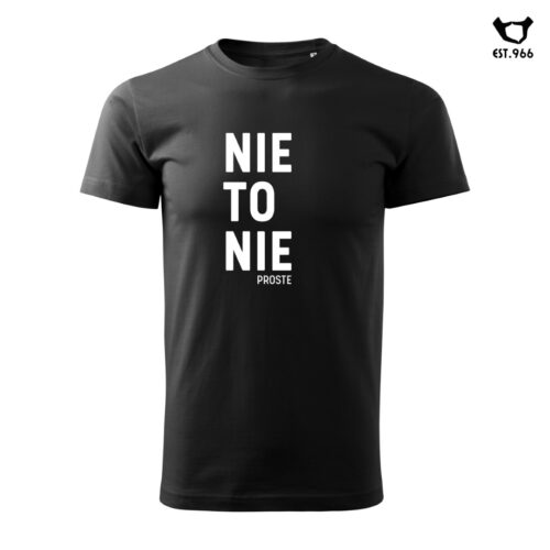 T-shirt damski | T-shirt męski | NIE TO NIE