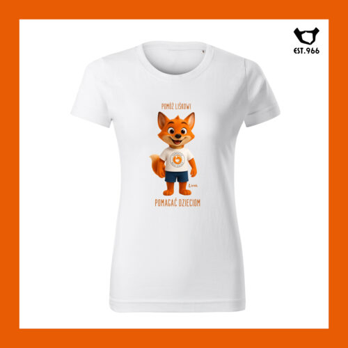 T-shirt damski | T-shirt męski | POMÓŻ LIŚKOWI POMAGAĆ DZIECIOM