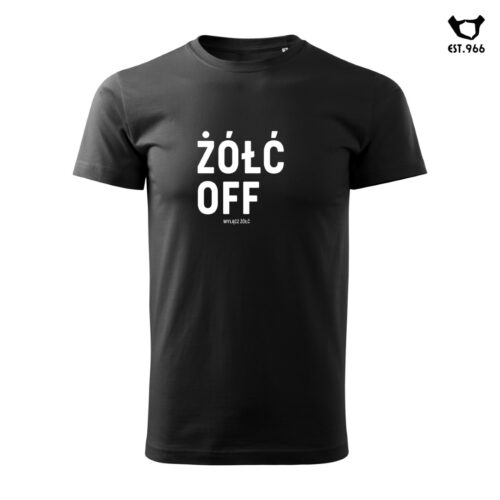 T-shirt damski | T-shirt męski | ŻÓŁĆ OFF 3.0