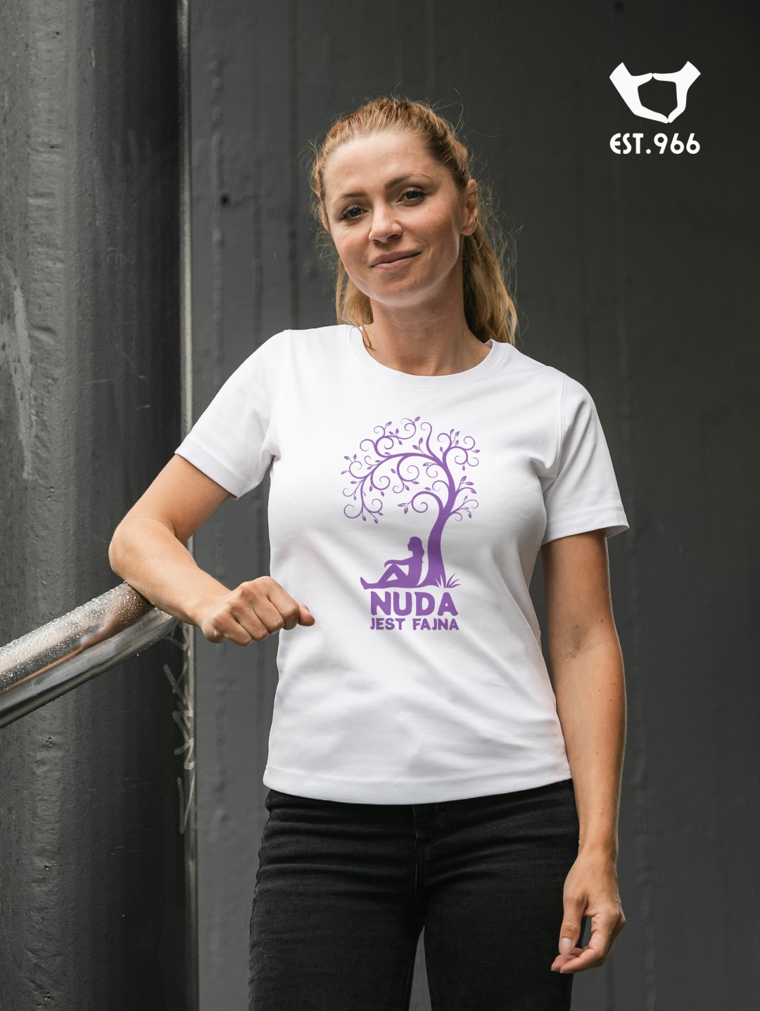 T-shirt damski | T-shirt męski | NUDA JEST FAJNA - obrazek 7