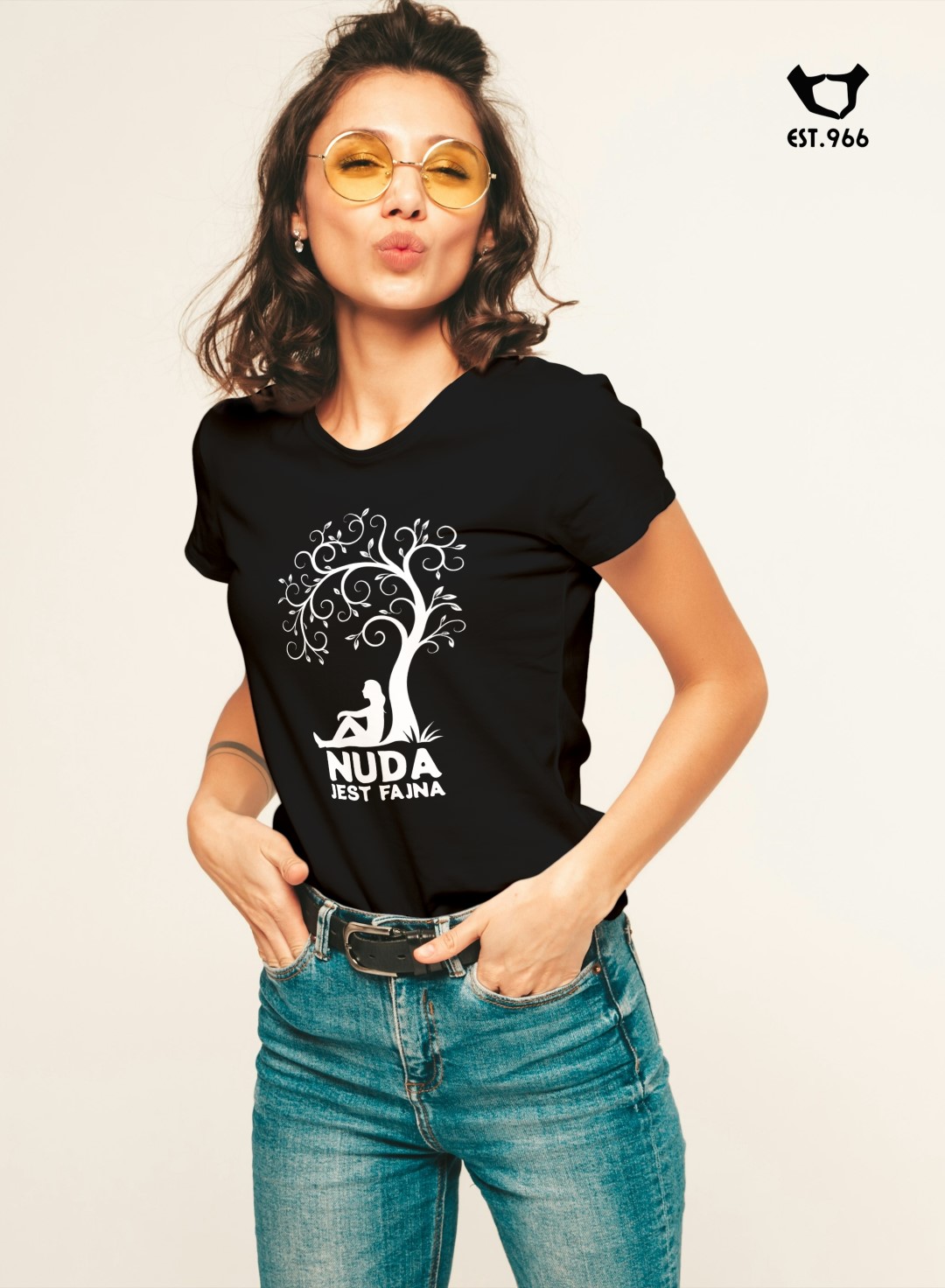 T-shirt damski | T-shirt męski | NUDA JEST FAJNA - obrazek 3