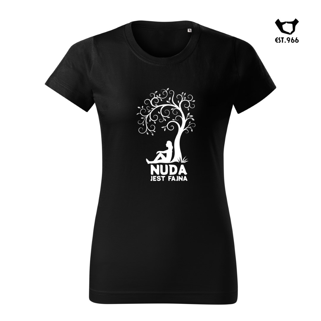 T-shirt damski | T-shirt męski | NUDA JEST FAJNA - obrazek 5