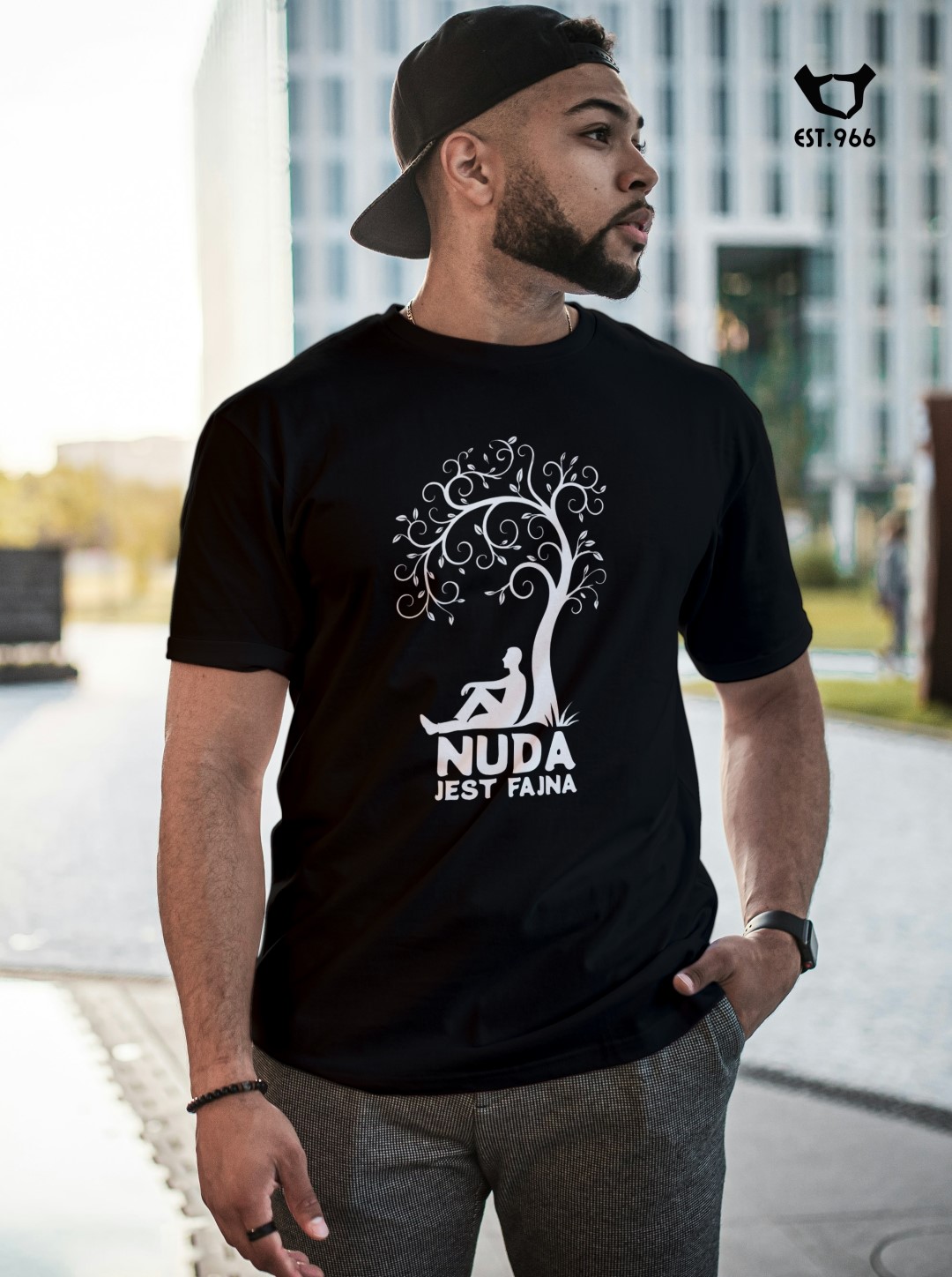 T-shirt damski | T-shirt męski | NUDA JEST FAJNA - obrazek 2
