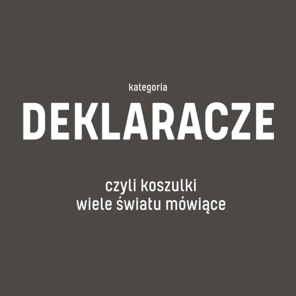 Deklaracze - kategoria produktów - sklep internetowy EST966