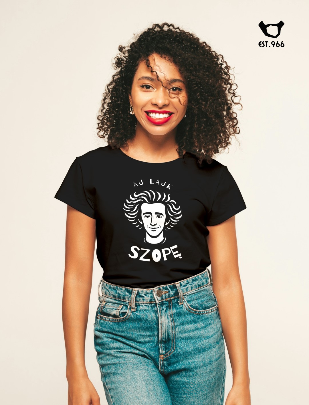 T-shirt damski | T-shirt męski | AJ LAJK SZOPĘ - obrazek 3