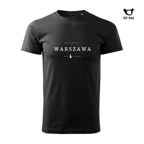 T-shirt damski | T-shirt męski | WARSZAWA MAM TAK SAMO